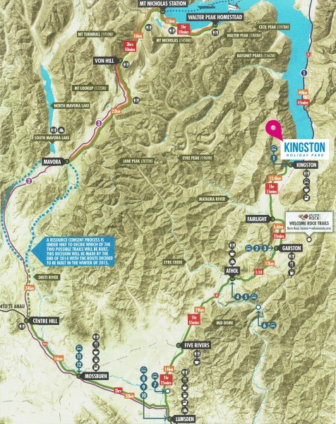 round the mountain cycle track